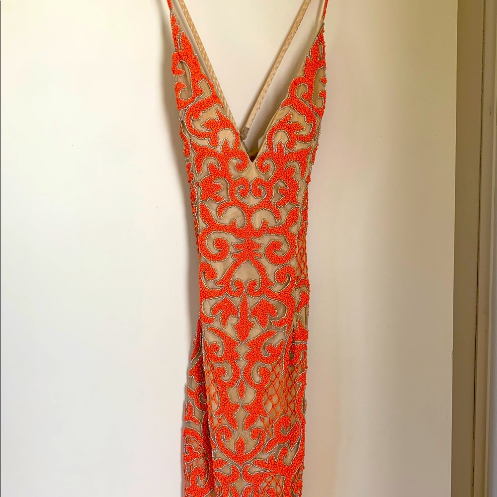 Worn once, purchased at a boutique, like new condition, stunning dress